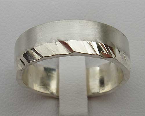 Mens sterling silver designer ring for men