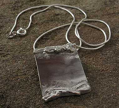 Sterling silver men's pendant