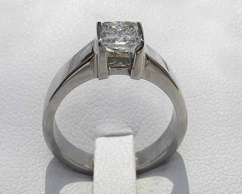 0.25ct Diamond Titanium Engagement Ring | LOVE2HAVE UK!
