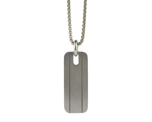 Titanium Mens Designer Necklace | LOVE2HAVE in the UK!