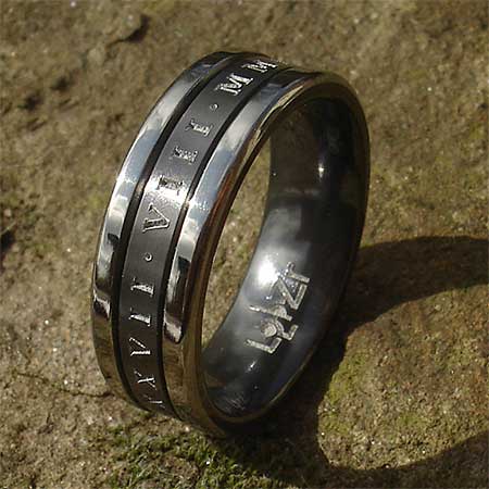 Unusual Roman numeral ring