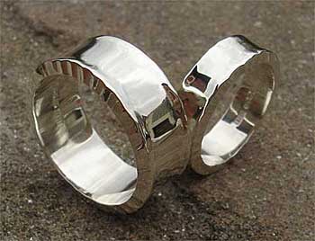 Unique silver rings
