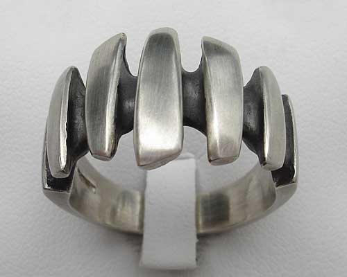 Unique Sterling Silver Mens Ring | LOVE2HAVE in the UK!