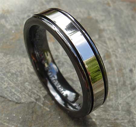 Mens unusual wedding ring