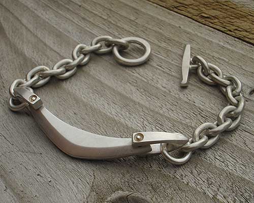 Unusual Silver ID Bracelet | LOVE2HAVE in the UK!