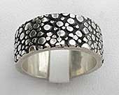 Silver Gothic ring