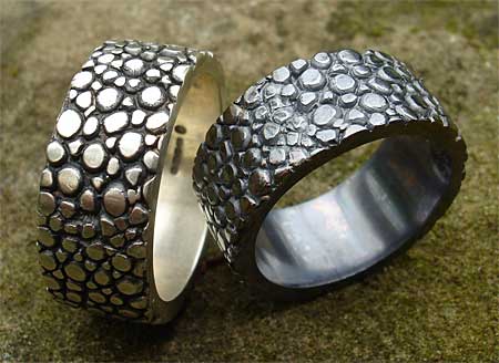Silver Gothic rings