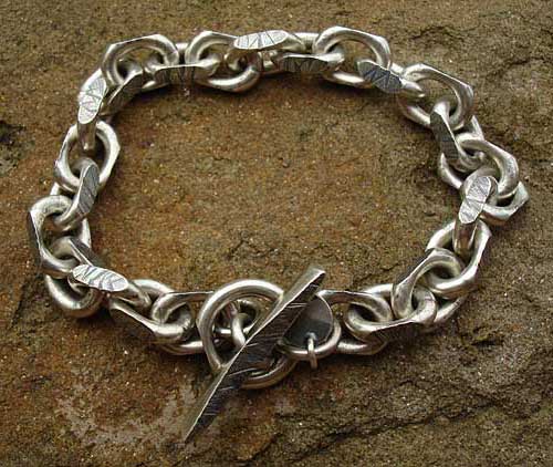 Urban sterling silver chain bracelet