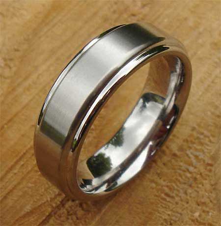 Designer plain wedding ring