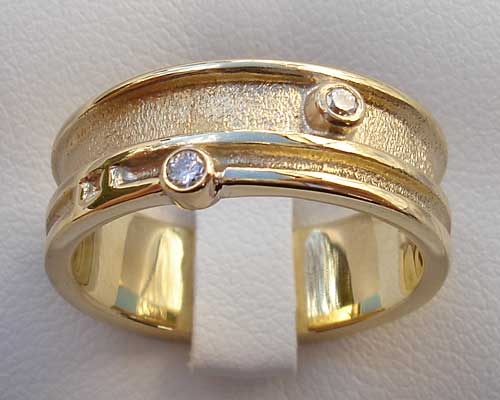 Celtic diamond wedding ring