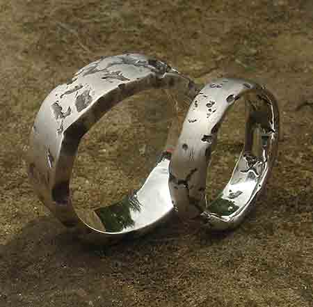 Womens rocky silver rings